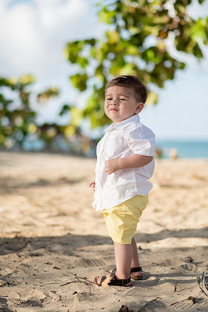 Family Session in Courtyard Marriott San Juan