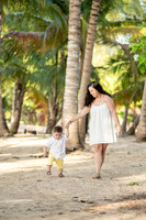 Family Session in Courtyard Marriott San Juan